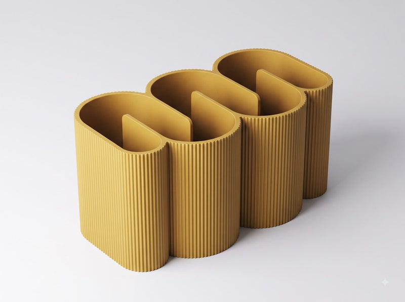 One wall, folded four times